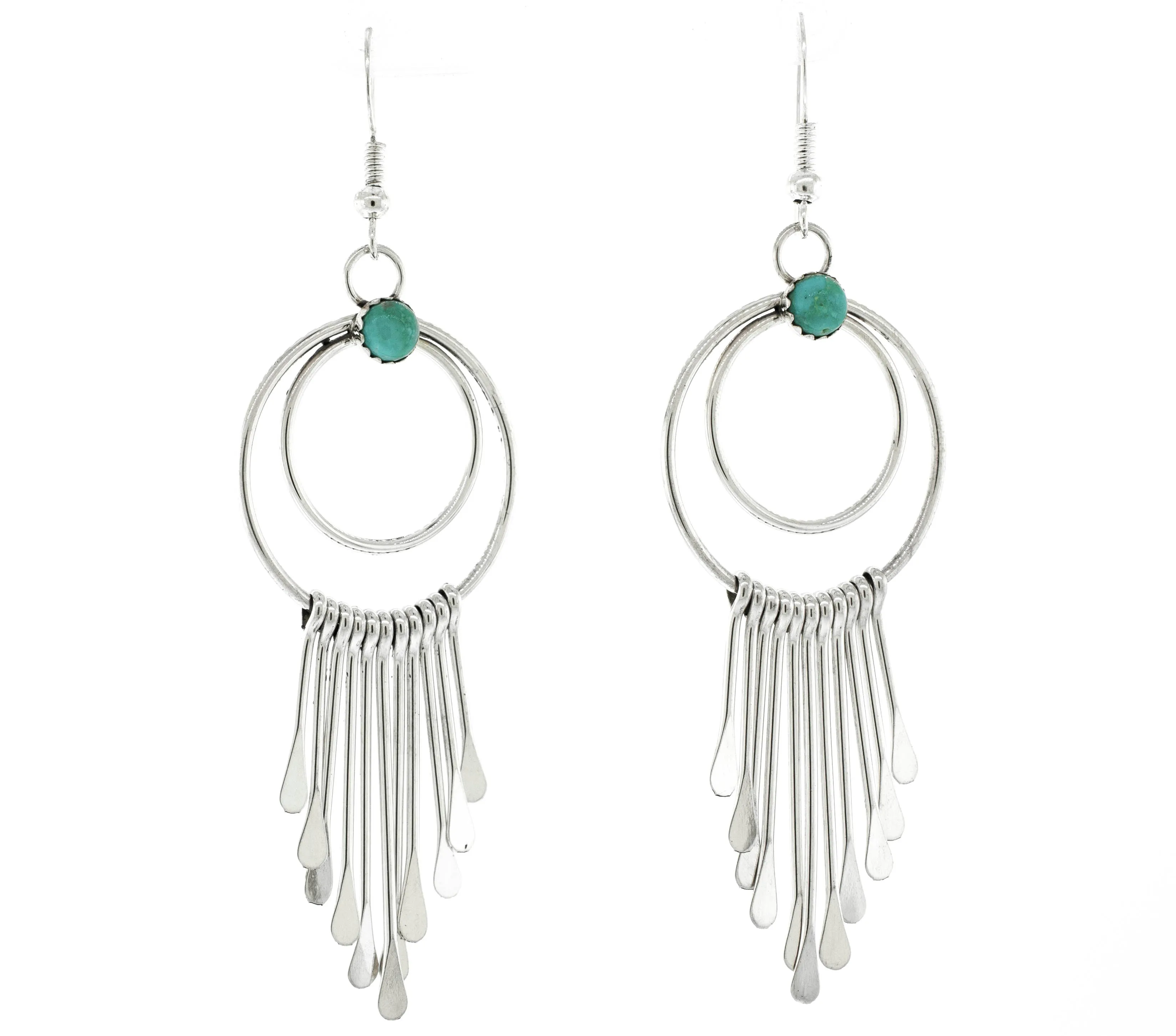 Alluring Turquoise Chandelier Earrings