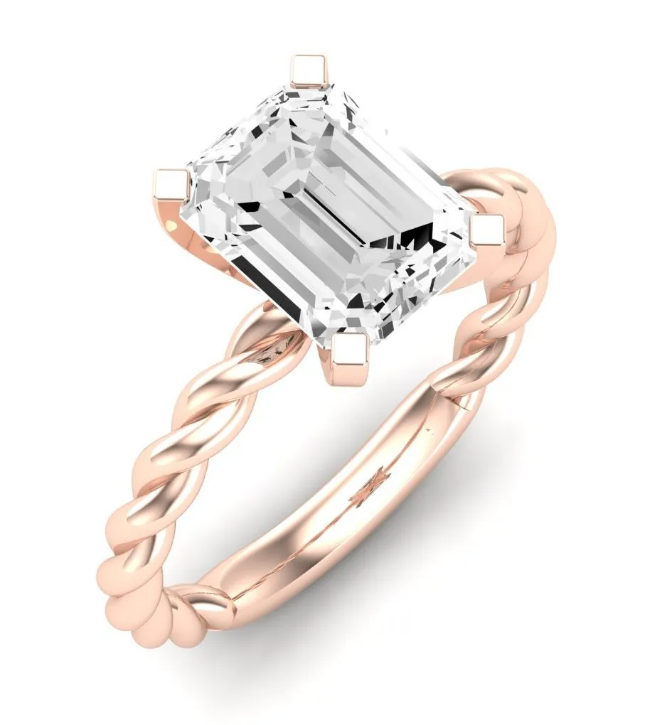 Balsam - Emerald Diamond Engagement Ring