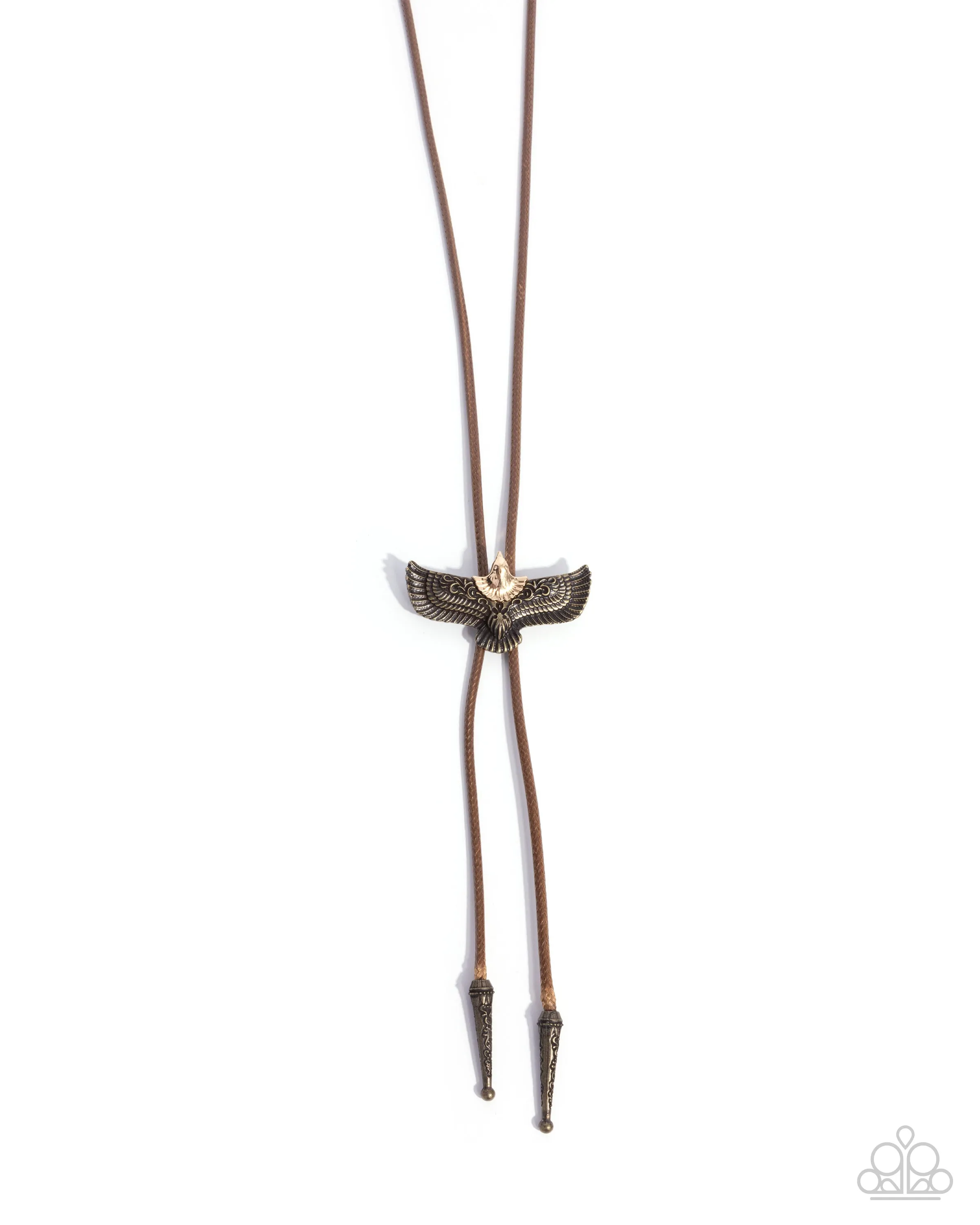 Eagle Emblem - Brass Paparazzi Accessories