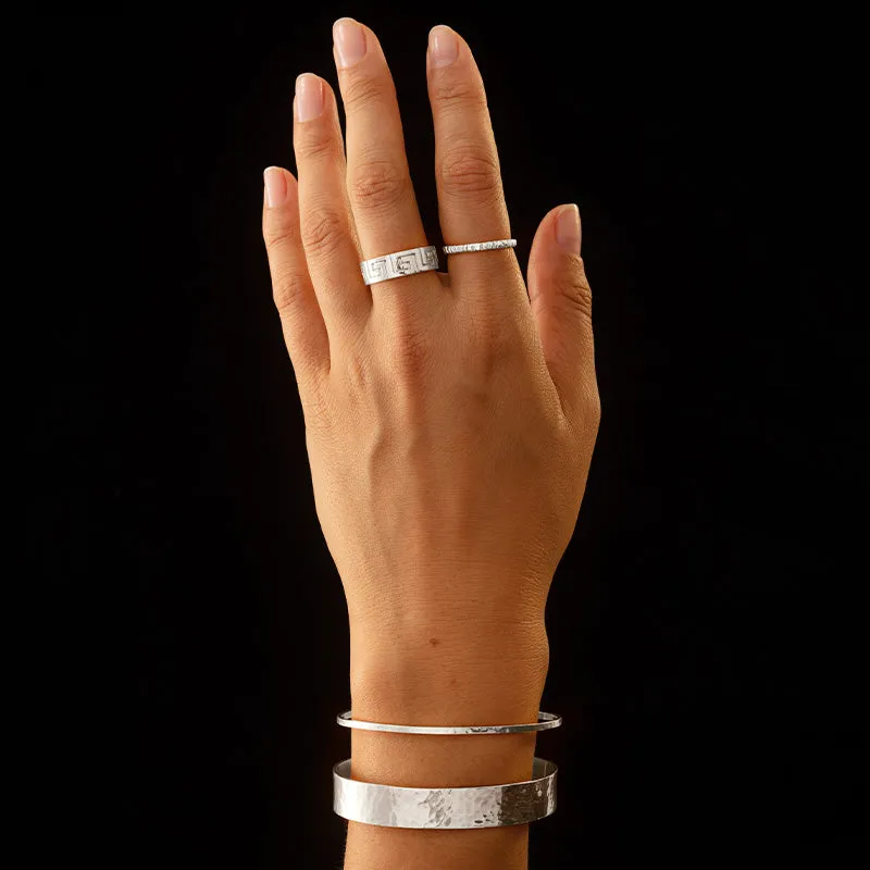 Forged Cuff, Silver