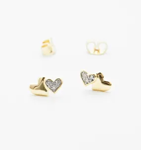 Heart Stud Earrings