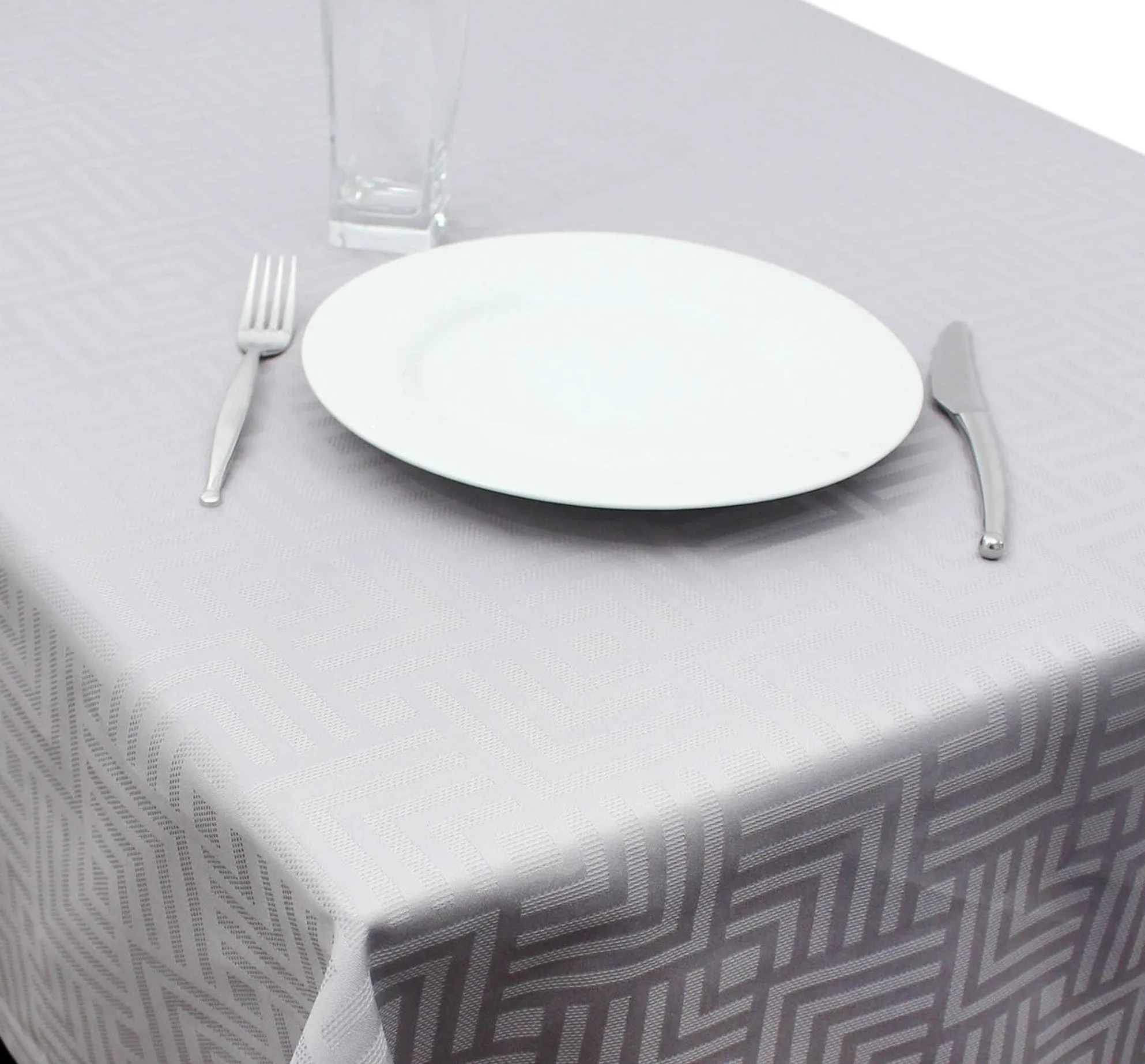 'Portofino' Damask Silver Cotton Napkins