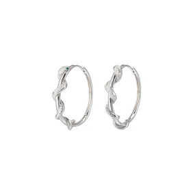 Snake Hoop Earrings