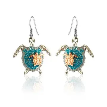Turtle Earrings Stainless Steel