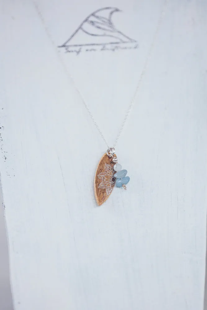 UNIQUE SURF SILVER NECKLACE