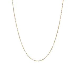 White Enamel Dotted Necklace